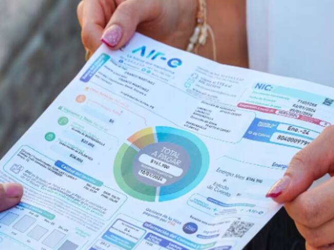 Referencia. Recibo de la empresa Air-e.