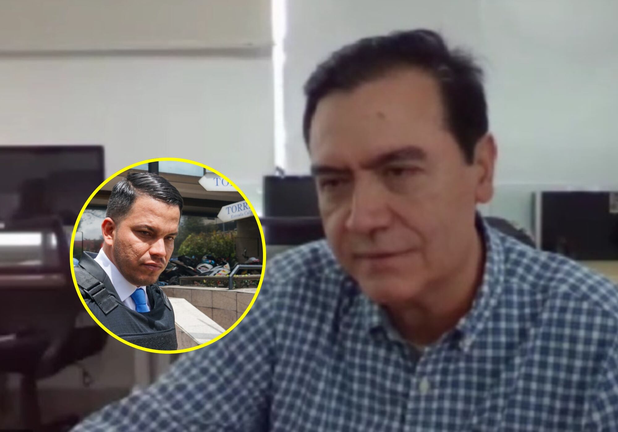 Édgar Eduardo Riveros y Sneyder Pinilla. Foto:  (Colprensa - Catalina Olaya ) / Suministrada