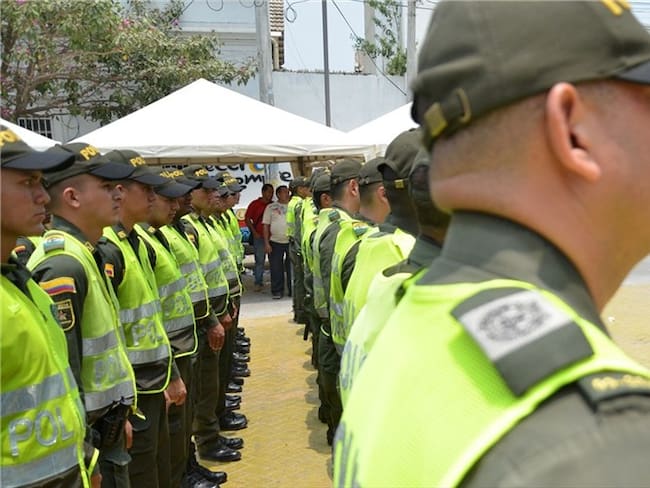 18 policías en el sur del Magdalena dieron positivos para coronavirus. Imagen de referencia. Foto: Colprensa