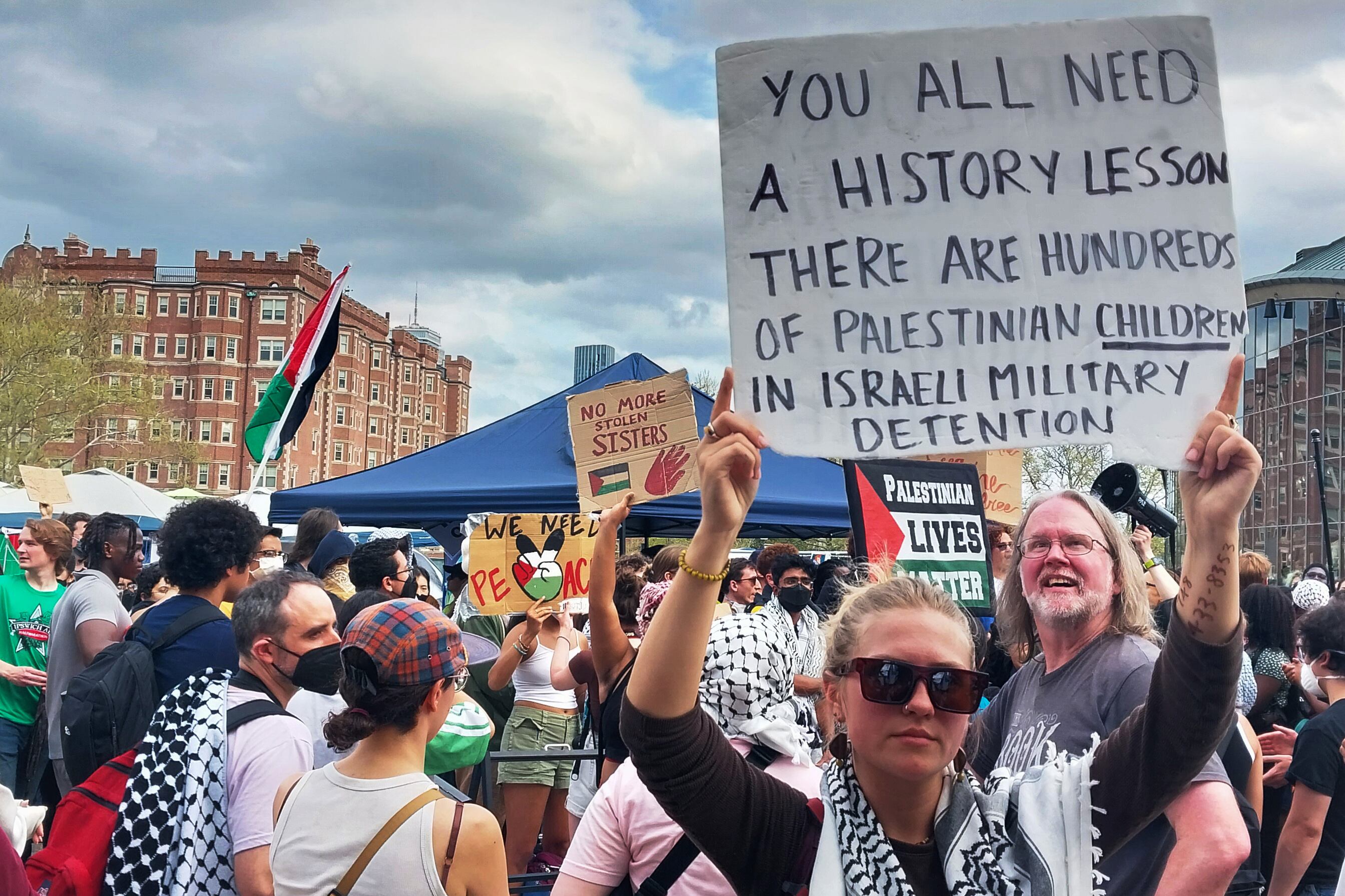 Protestas propalestinas. Foto: EFE/Iñaki Estívaliz