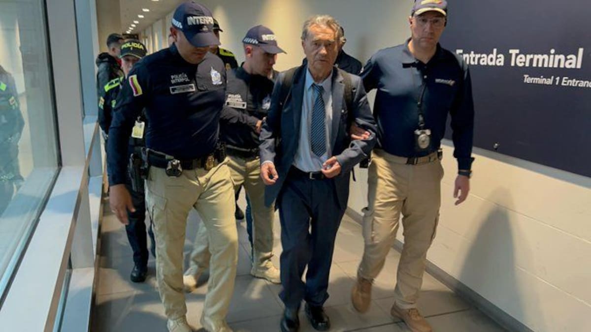 Fotos: las primeras imágenes de Carlos Lehder a su llegada a Colombia