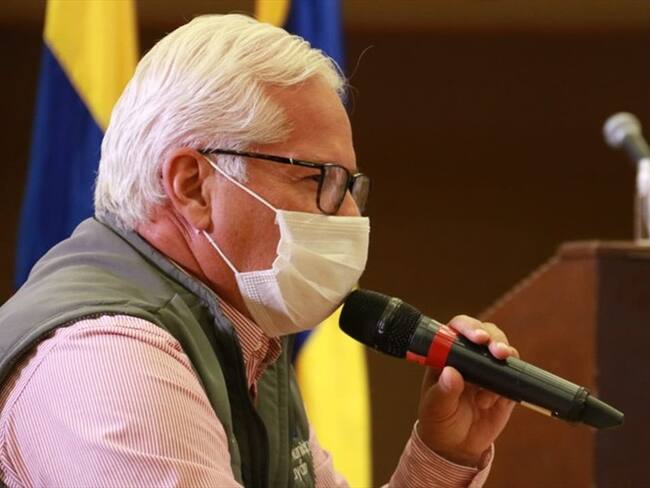 Juan Carlos López Castrillón le pidió al Gobierno Nacional que haga respetar el contrato y a los habitantes de la región . Foto: Alcaldía de Popayán