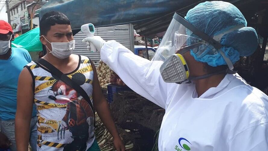 La secretaría de Salud municipal descarta que haya un brote. Foto: Twitter Red Salude Centro Cali