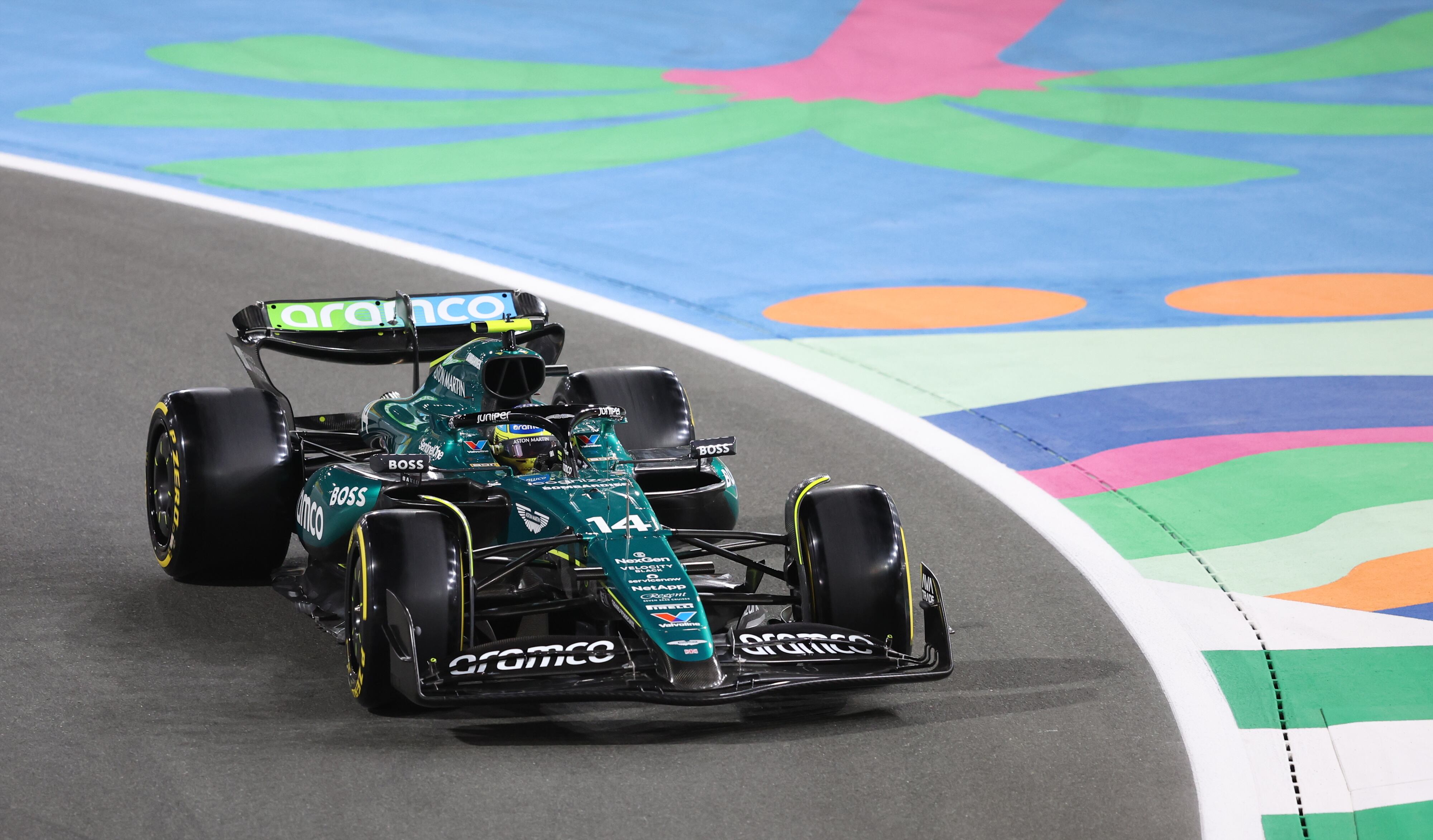 GP de Arabia Saudita: Alonso, el mejor tiempo, por delante de Verstappen en pruebas libres. Foto: EFE/EPA/ALI HAIDER