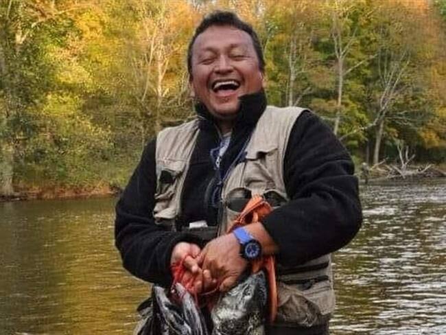 El dirigente político fue atacado cuando se movilizaba en su vehículo por la vía Coconuco-Popayán . Foto: Cortesía