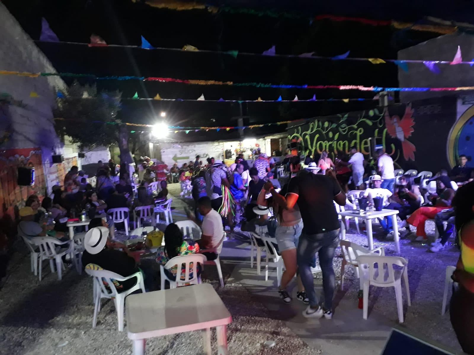 Patio rumbero en Santa Marta. Foto: Suministrada