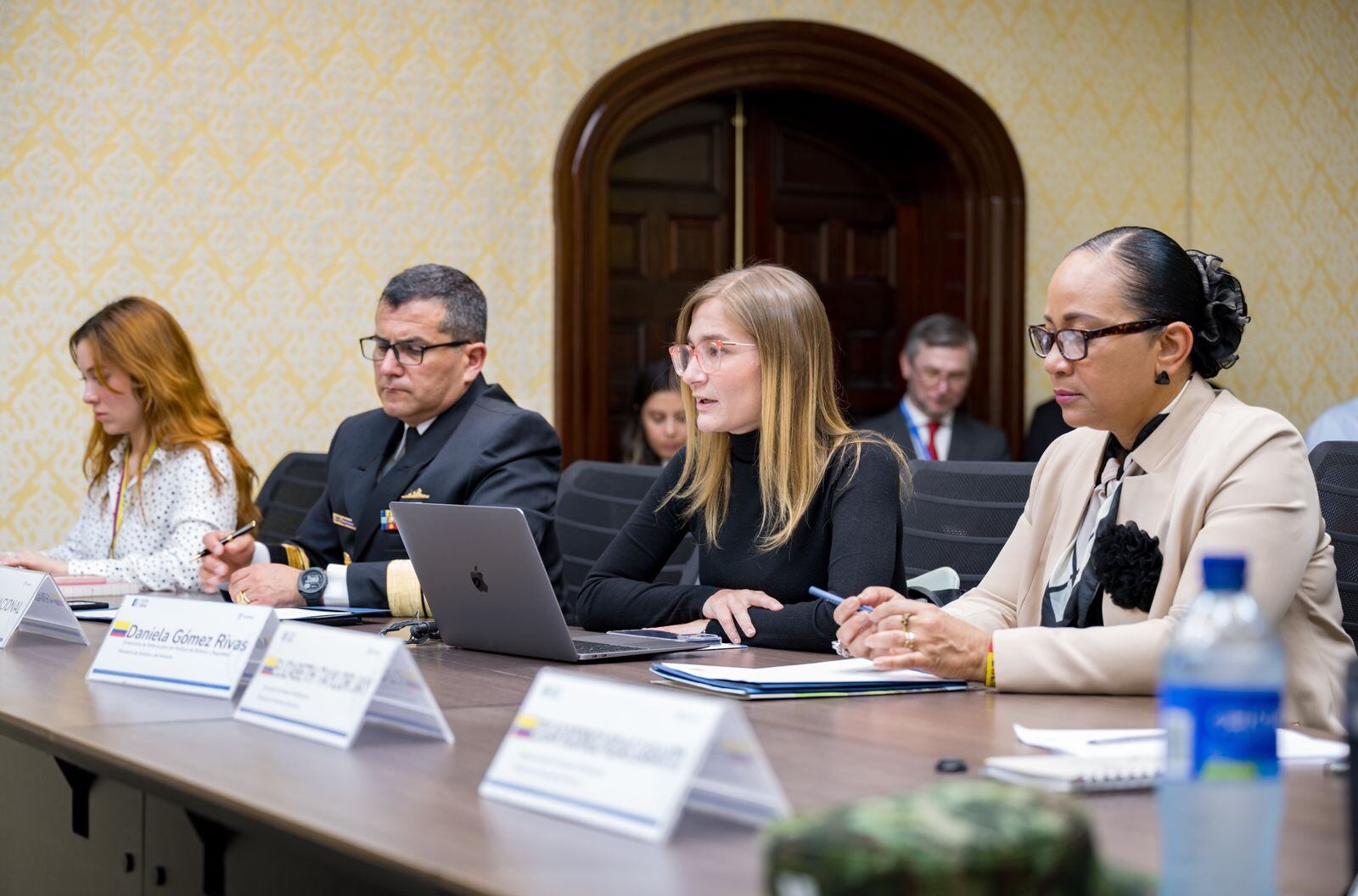 Daniela Gómez Rivas, viceministra de Defensa. Twitter: @mindefensa