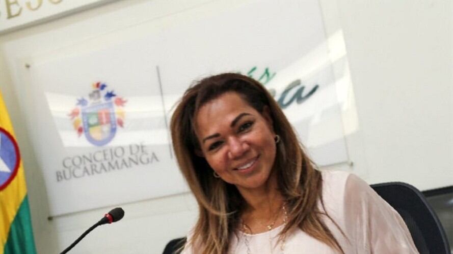 Polémicas declaraciones de concejal de Bucaramanga. Foto:Twitter Nancy Lora.