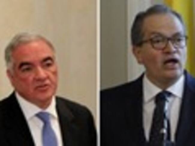 El contralor general de la República, Edgardo Maya Villazón, el procurador general, Fernando Carrillo, y el fiscal general, Néstor Humberto Martínez Neira. Foto: Colprensa.