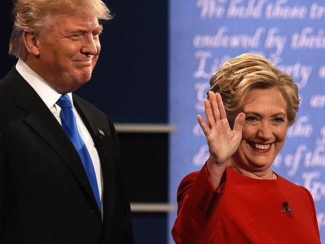 Tanto Donald Trump como Hillary Clinton utilizan bots para atraer seguidores, aunque no está claro si los desarrolló su propia campaña o una fuente externa. Foto: Getty Images, tomada de BBC Mundo.