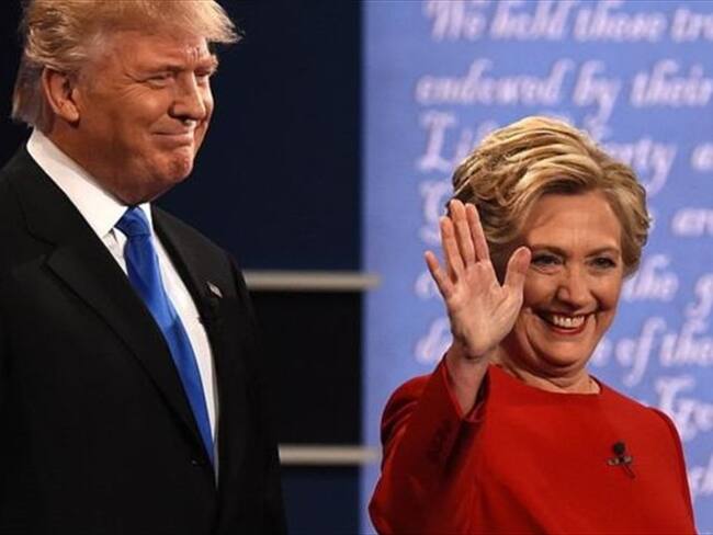 Tanto Donald Trump como Hillary Clinton utilizan bots para atraer seguidores, aunque no está claro si los desarrolló su propia campaña o una fuente externa. Foto: Getty Images, tomada de BBC Mundo.