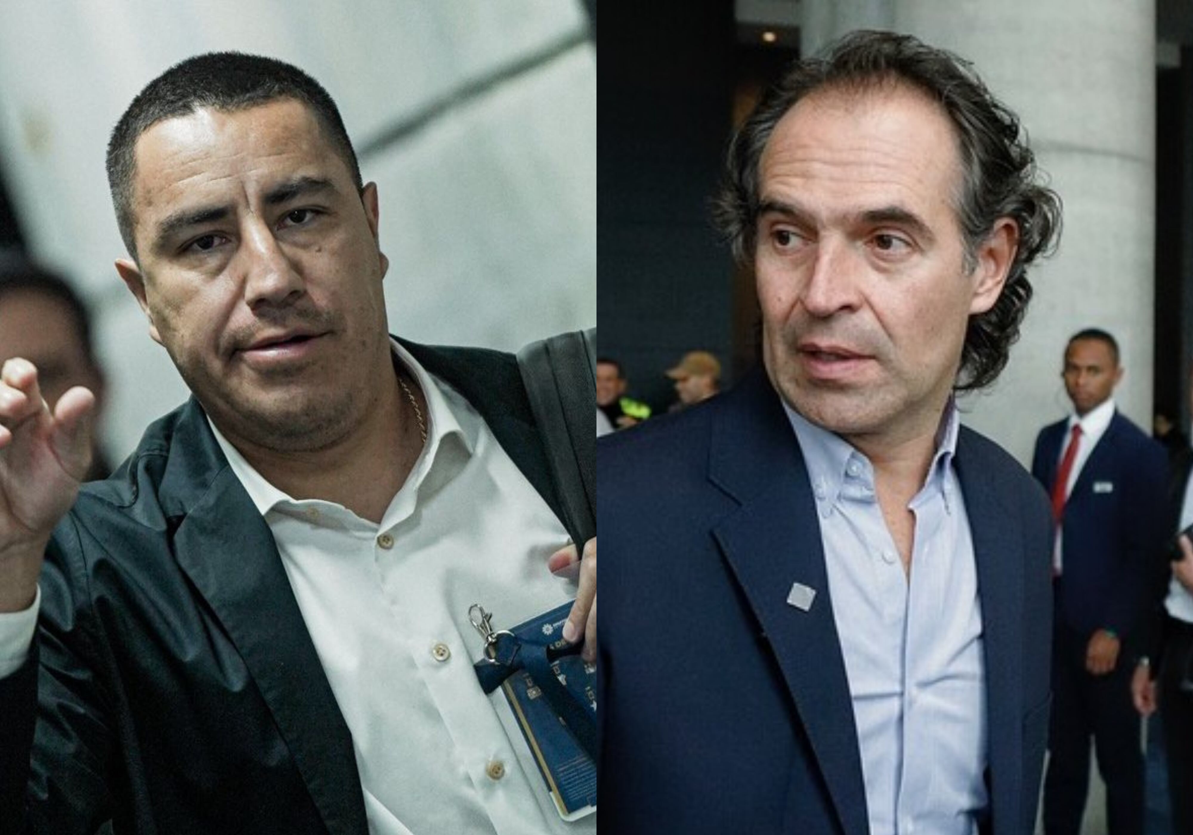 Efraín Juárez y Federico Gutiérrez. Foto: Twitter: @nacionaloficial / (Colprensa - Camila Díaz)