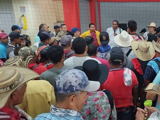 Mineros en paro- foto comité pro-paro