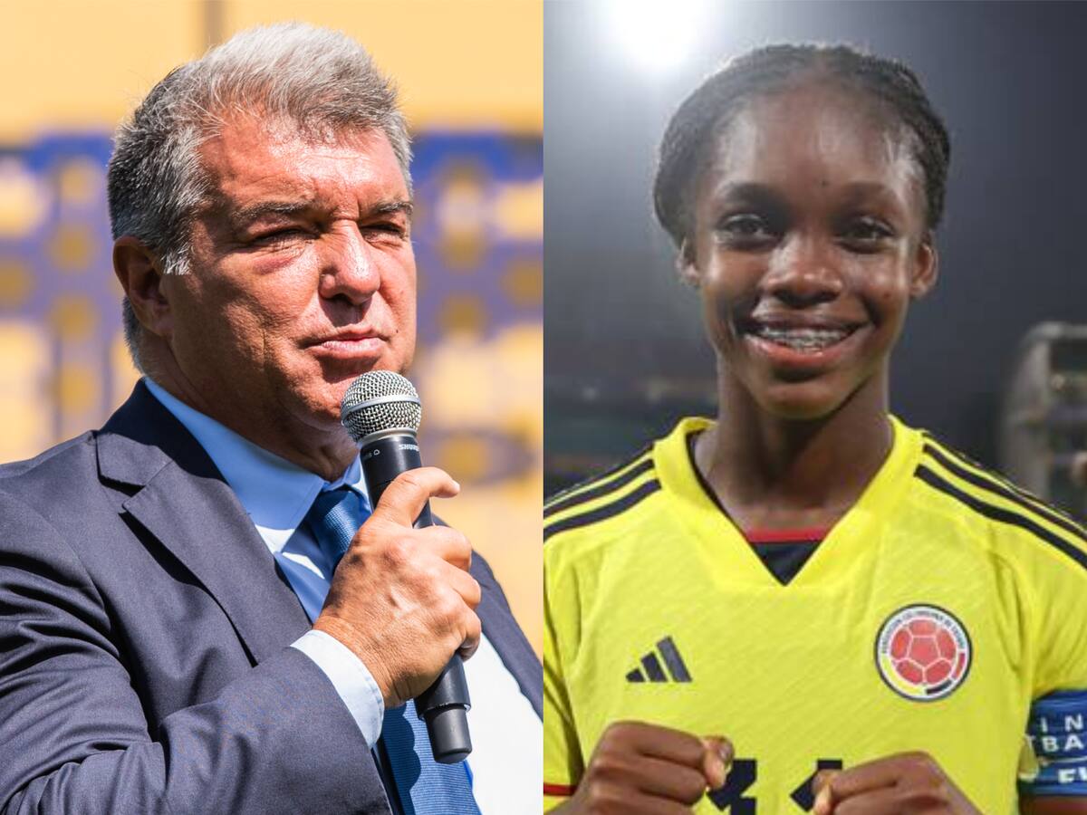 Joan Laporta en Colombia: “Desde hace mucho tiempo nos gusta Linda Caicedo”