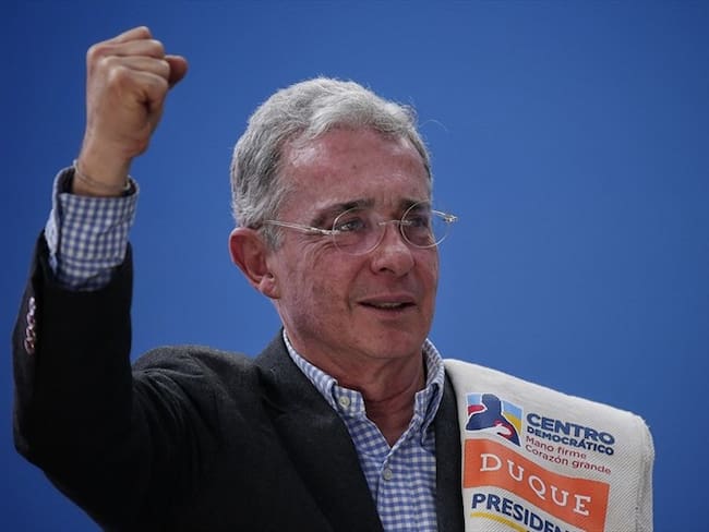 Expresidente de Colombia Álvaro Uribe Vélez. Foto: Colprensa - Luisa González