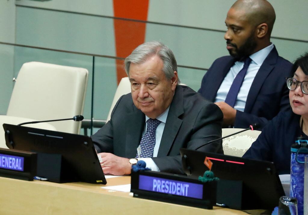 General Antonio Guterres. (Photo by John Lamparski/Getty Images)