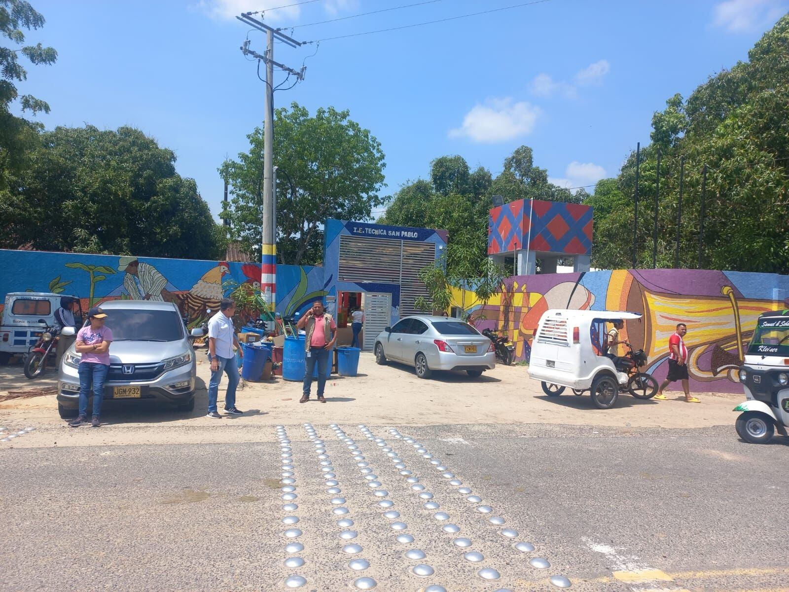 Fachada ID San Pablo, Polonuevo-Atlántico. Foto: Registraduría Atlántico.