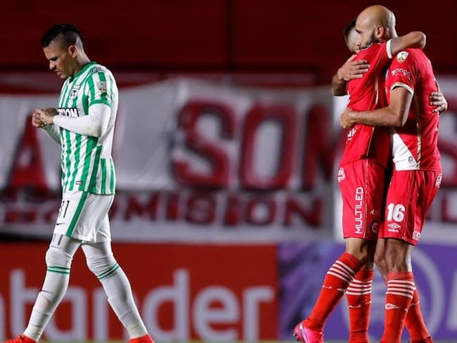 Nacional pierde ante Argentinos en los últimos minutos del partido. Foto: Getty Images