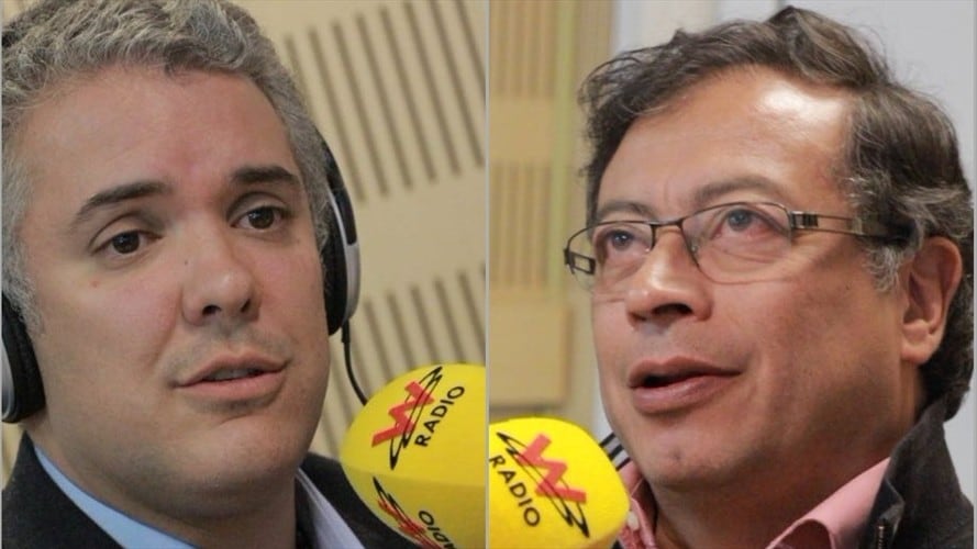 Iván Duque y Gustavo Petro serán candidatos presidenciales.