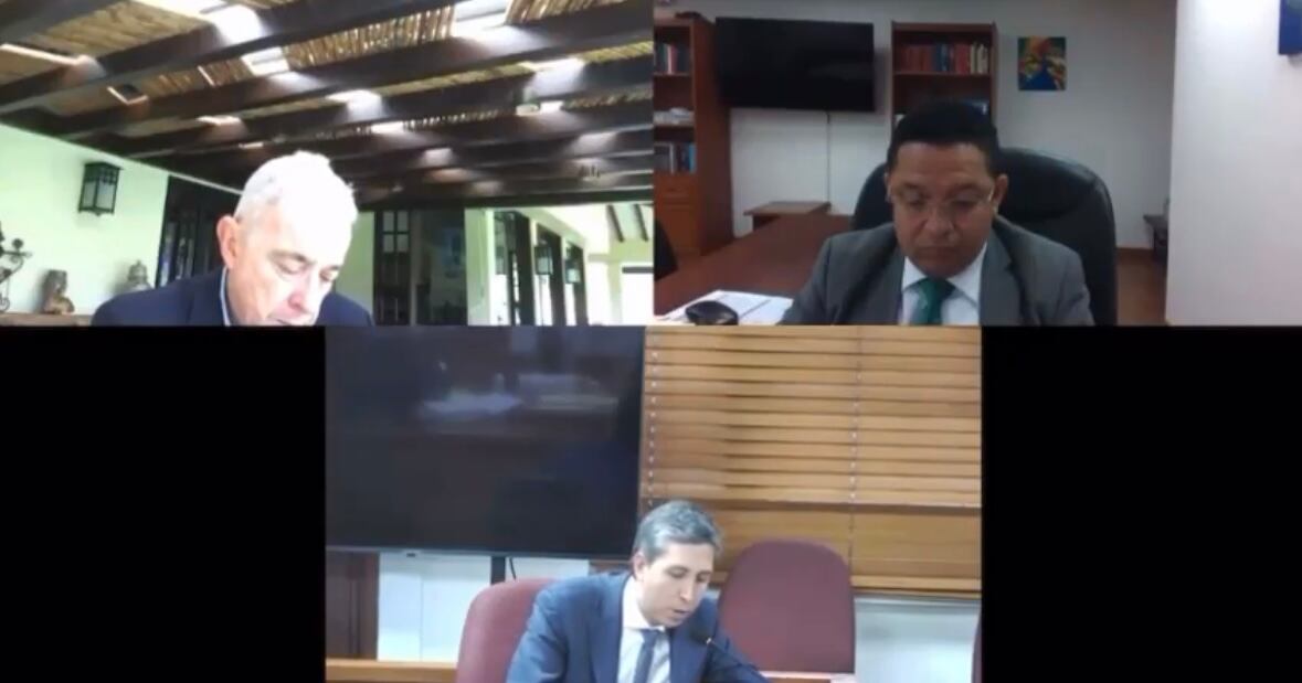 El abogado Juan Felipe Amaya declaró durante el juicio en contra del expresidente Álvaro Uribe. Foto: Suministrada