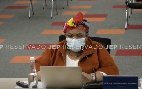 Victoria Sandino. Foto: Cortesía JEP