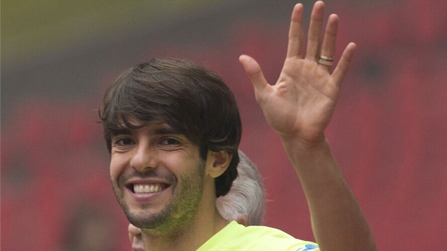 Kaká, futbolista brasileño. Foto: Associated Press - AP