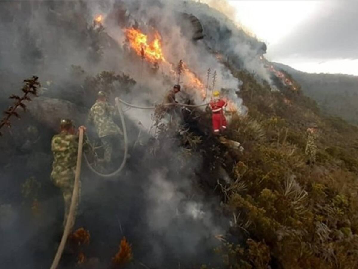 Cerca de 70 municipios de Boyacá en alerta roja por probabilidades de incendios forestales