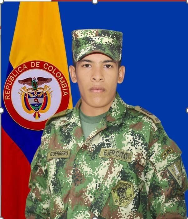 Soldado Brayan Andrés Guerrero López. Foto: Ejército Nacional