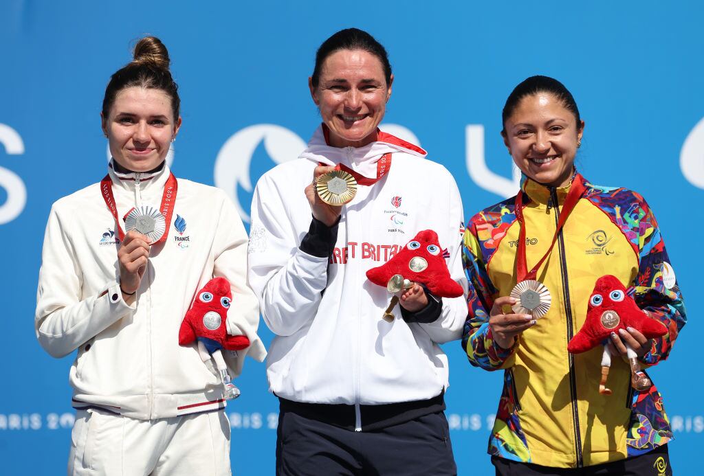 Paula Ossa (derecha de amarillo). Foto: Getty Images.