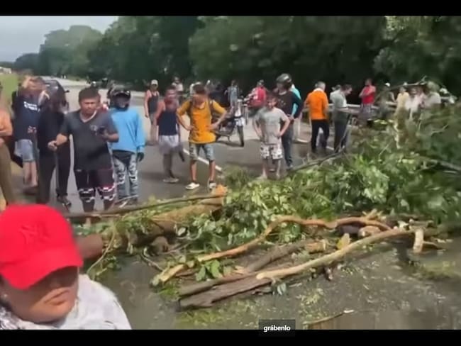 Tres días de bloqueos en el sur del Cesar: empieza a presentarse desabastecimiento