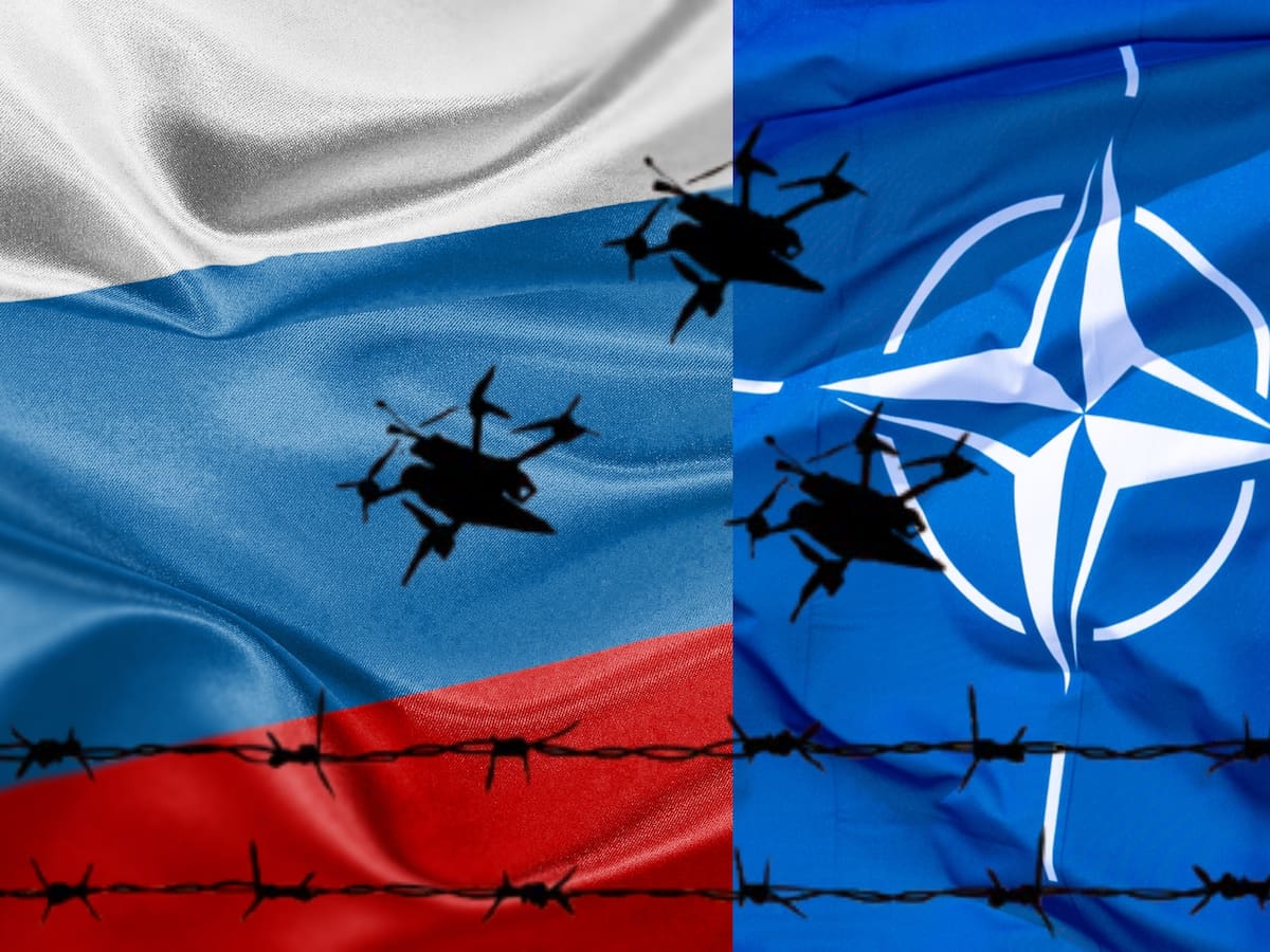 Dron ruso impactó un tren ucraniano a dos kilómetros de la frontera con Polonia, miembro de la OTAN