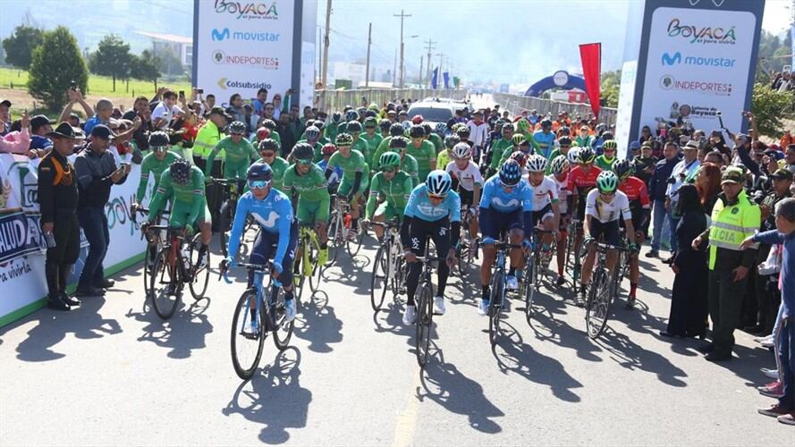 Arrancó el Gran Fondo de las Alturas de Nairo Quintana en Boyacá. Foto: W Radio