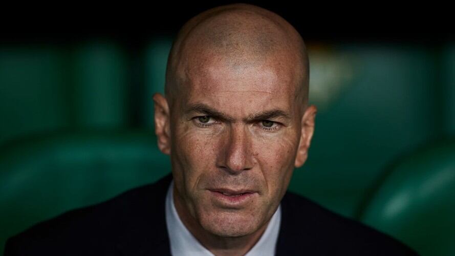 Entrenador del Real Madrid, Zinédine Zidane . Foto: Getty Images