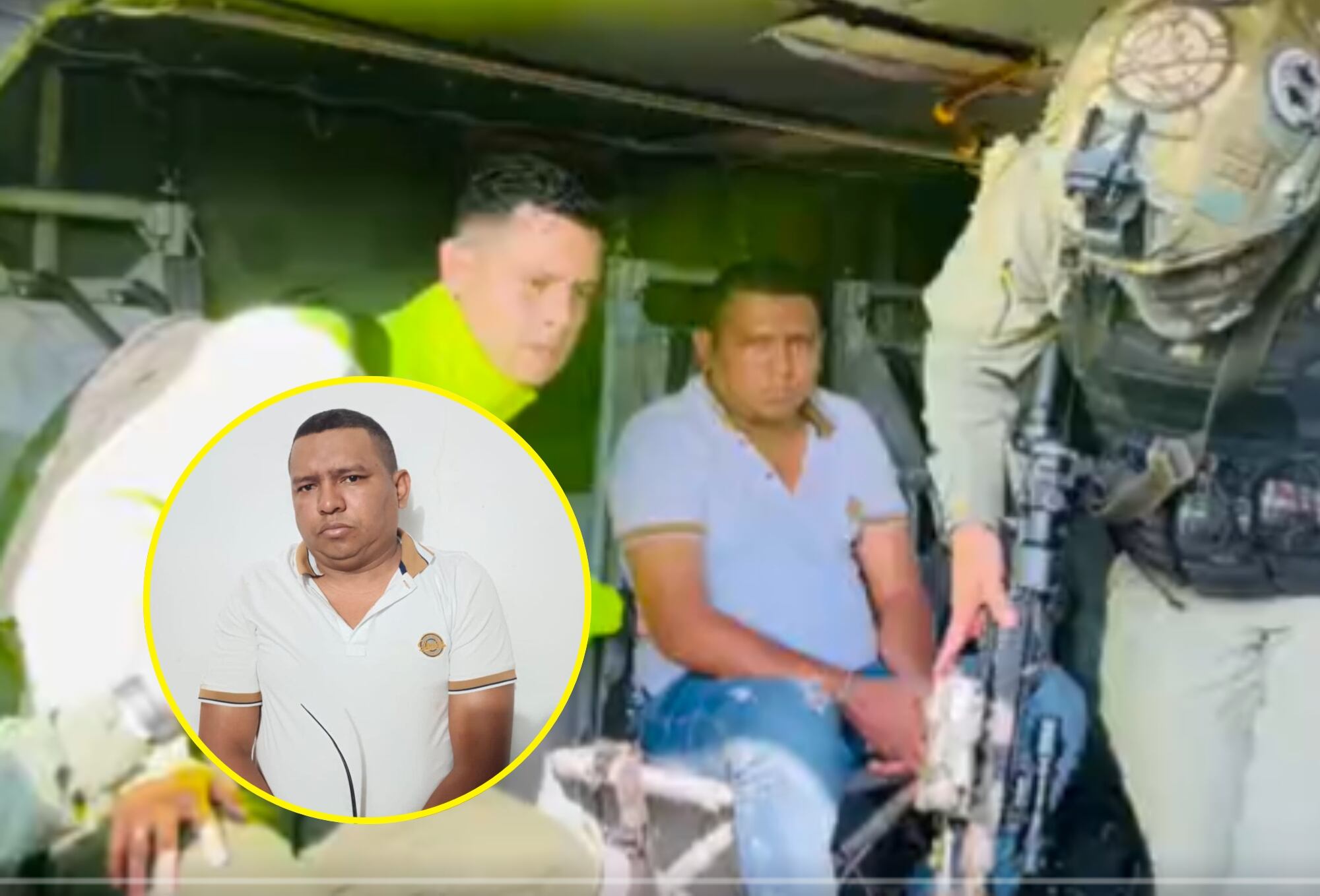 Captura de Fredy José Rivera Cochero, alias 'Bula' | Foto: Policía Nacional