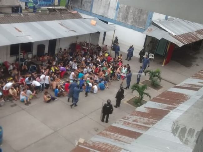 Denuncias abusos por parte del Inpec en la cárcel de Villavicencio. Foto: Cortesía