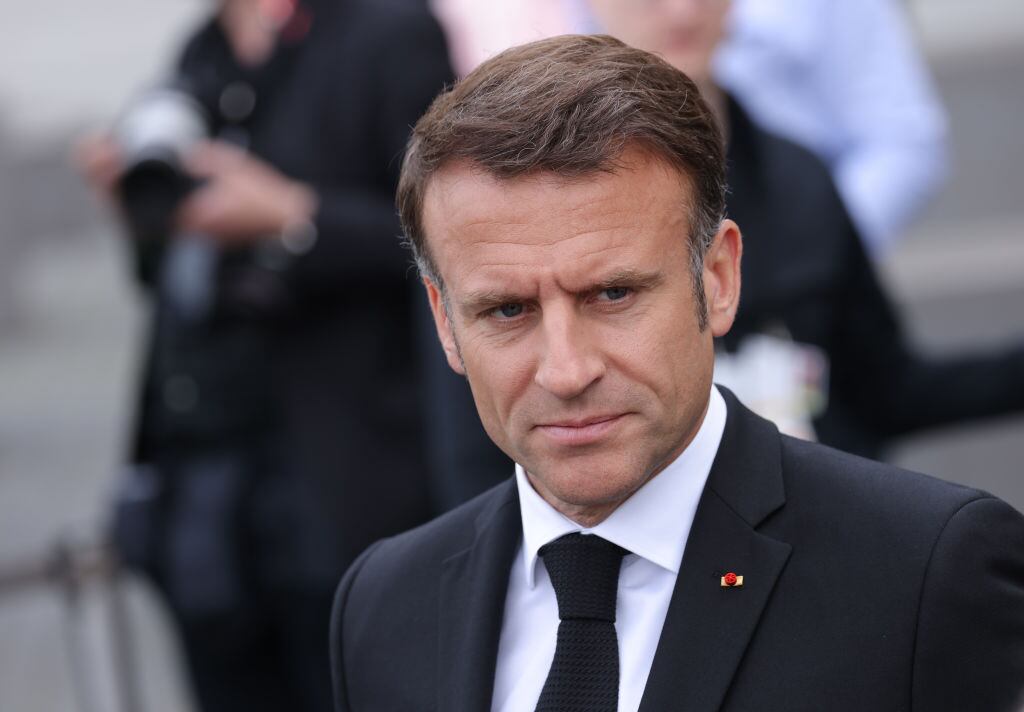 Emmanuel Macron. (Photo by Sean Gallup/Getty Images)