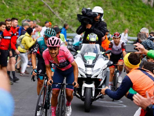 Ciclista ecuatoriano, Richard Carapaz e el Giro de Italia. (Photo by Luca Bettini / AFP) (Photo by LUCA BETTINI/AFP via Getty Images)