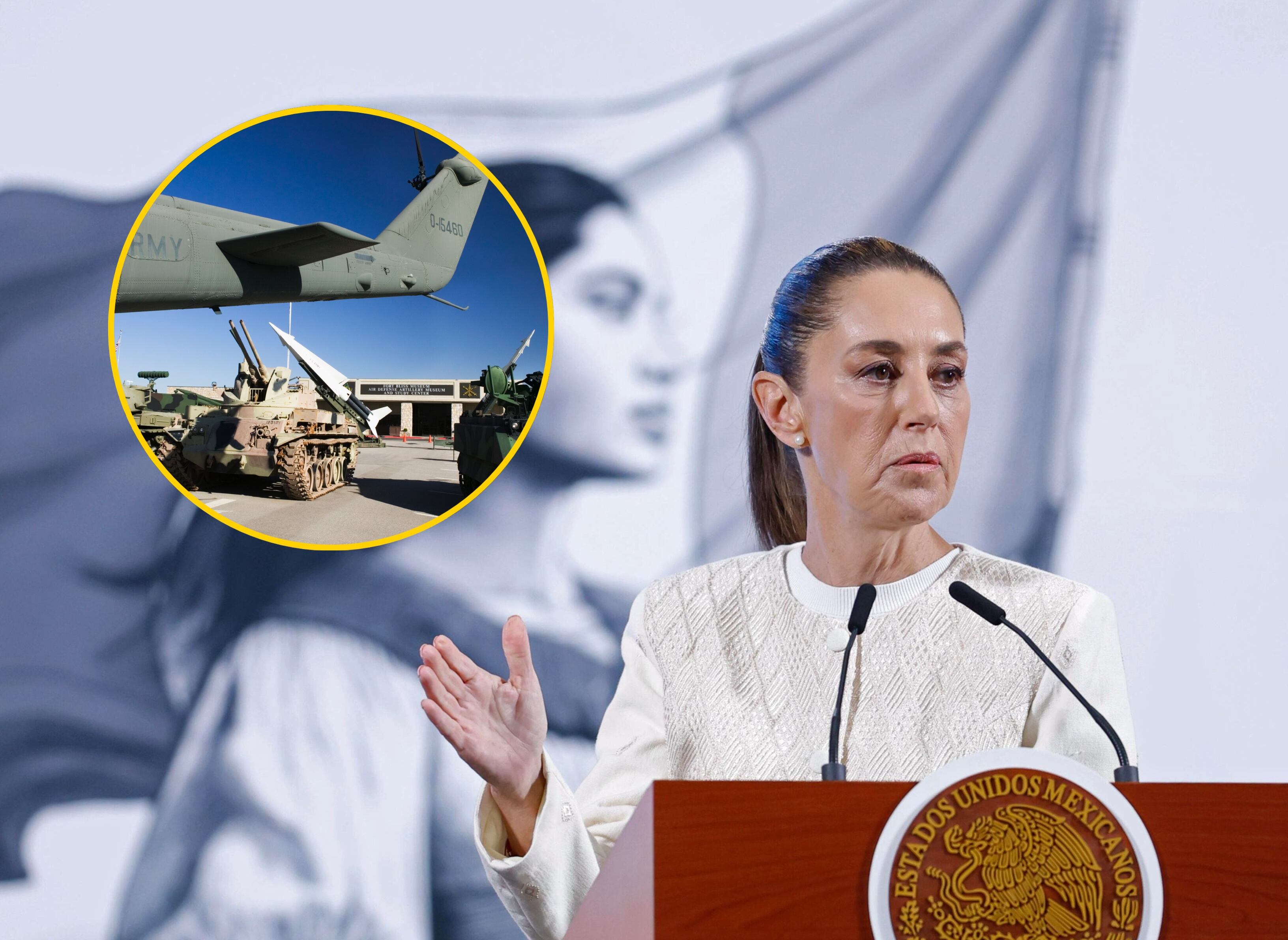 Presidenta de México, Claudia Sheinbaum, habla durante una rueda este miércoles 16 de abril. FOTO: EFE/ Sáshenka Gutiérrez