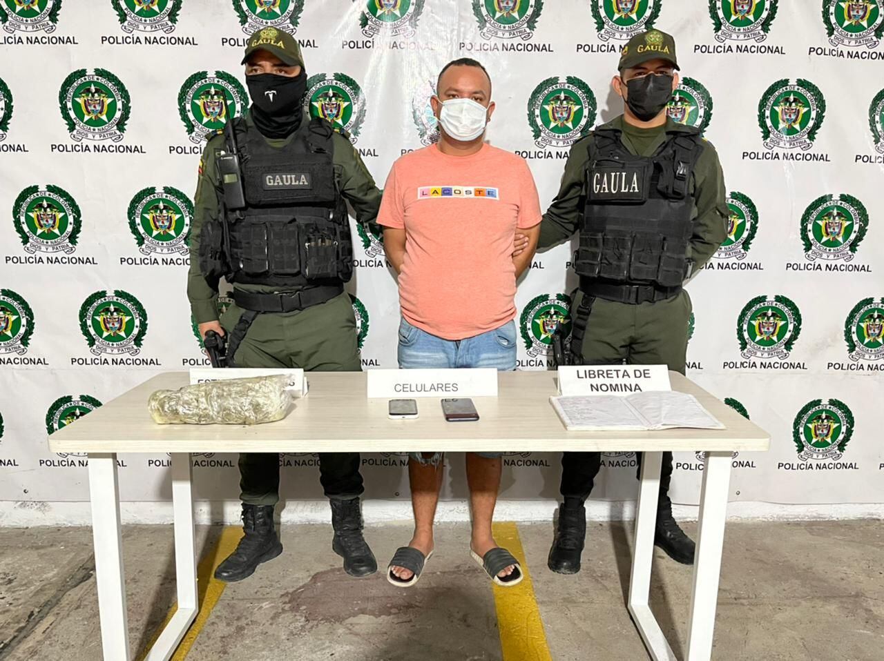 Alias ‘Kevin Cara Cortada’ estaría coordinando actividades criminales de la banda. Foto: Cortesía, Policía Metropolitana de Barranquilla.