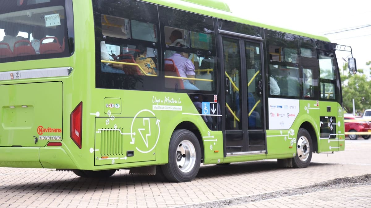 Montería lanza prueba piloto de su primer bus eléctrico, único en la región Caribe