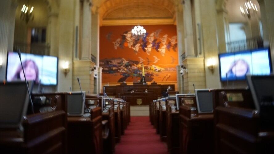 Las comisiones séptimas del Congreso de la República hundieron el proyecto de reforma a la salud. Foto: Colprensa / ARGEMIRO PIÑEROS