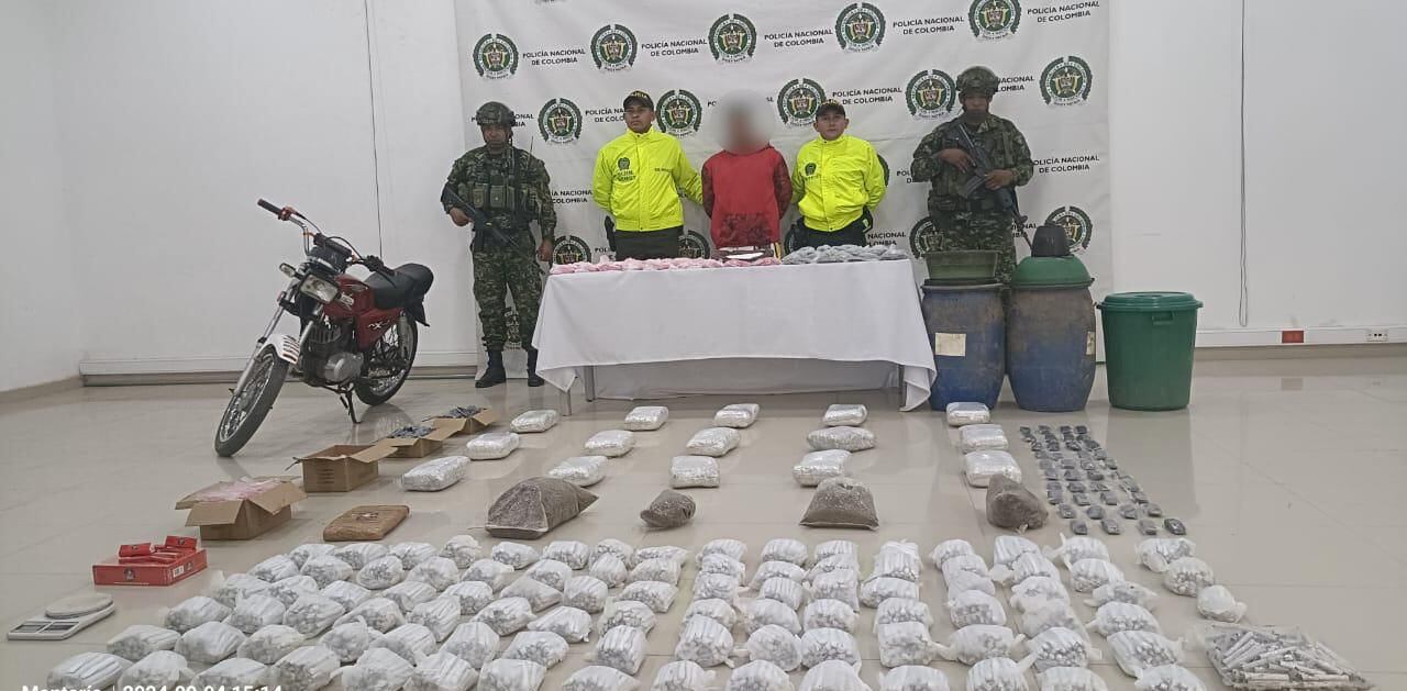 Capturan a presunto integrante del Clan del Golfo en Cereté, Córdoba. Foto: Ejército.