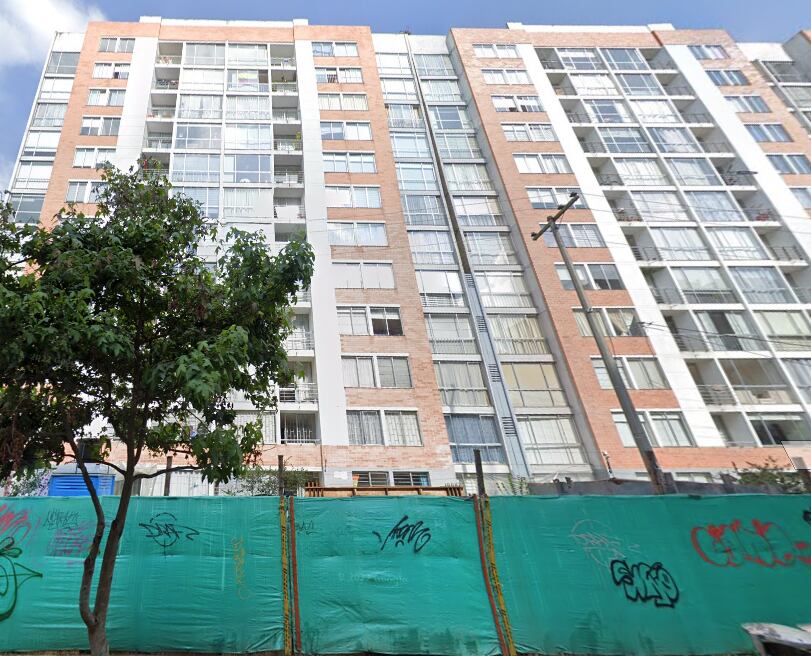 SIC embarga cuentas de constructora de edificio en Suba que se viralizó tras temblor de 2023. Foto: Google.