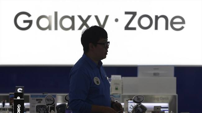 Nuevo teléfono de Samsung. Foto: Associated Press - AP