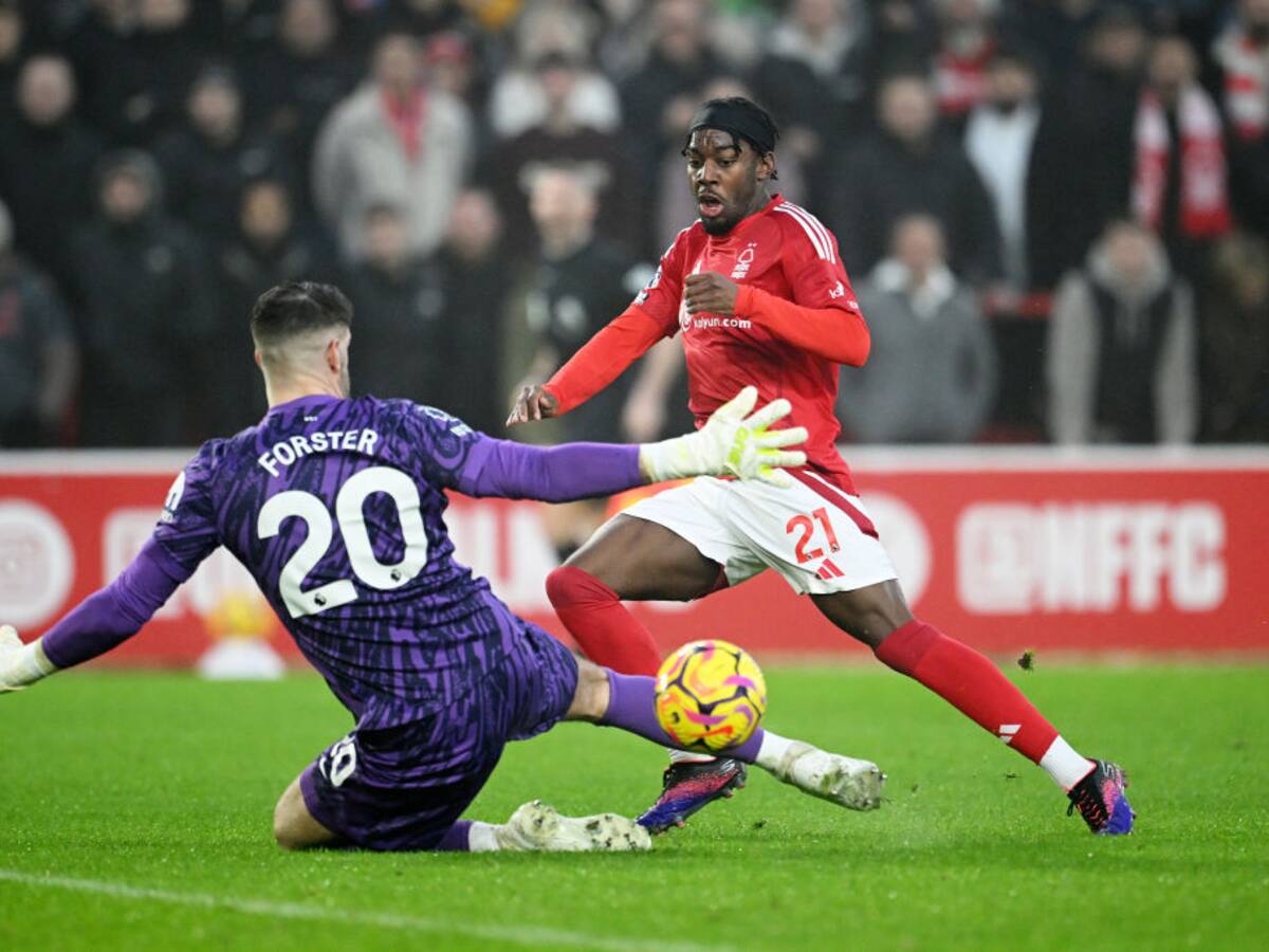 Anthony Elanga le regaló la victoria al Nottingham 1-0 sobre el Tottenham en el Boxing Day
