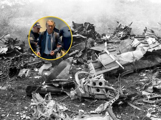 Carlos Lehder y atentado al avión de Avianca. Fotos: Migración Colombia / Archivo Colprensa