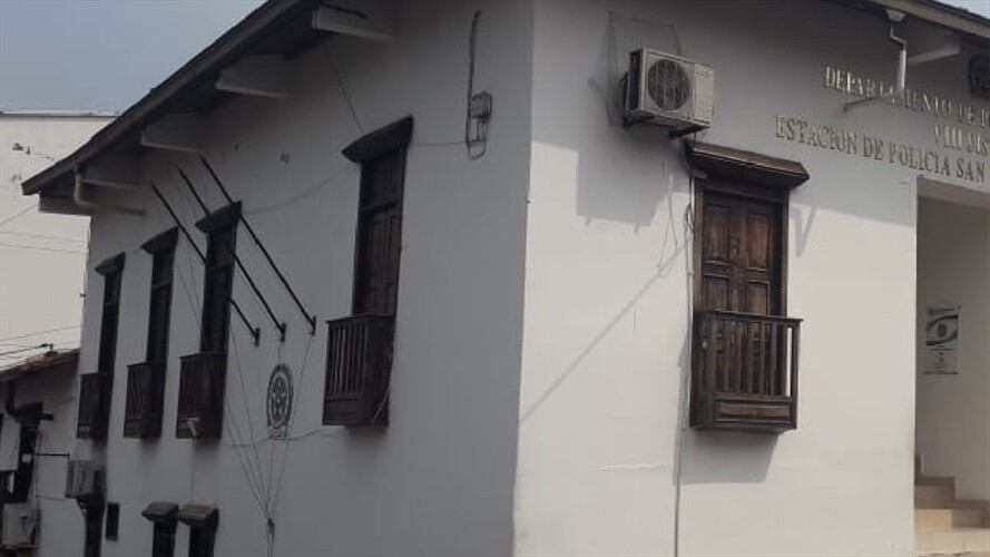 Estación San Vicente . Foto: Policía Santander.