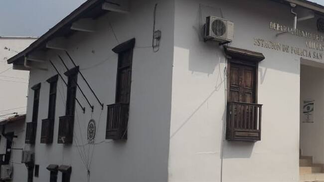 Estación San Vicente . Foto: Policía Santander.
