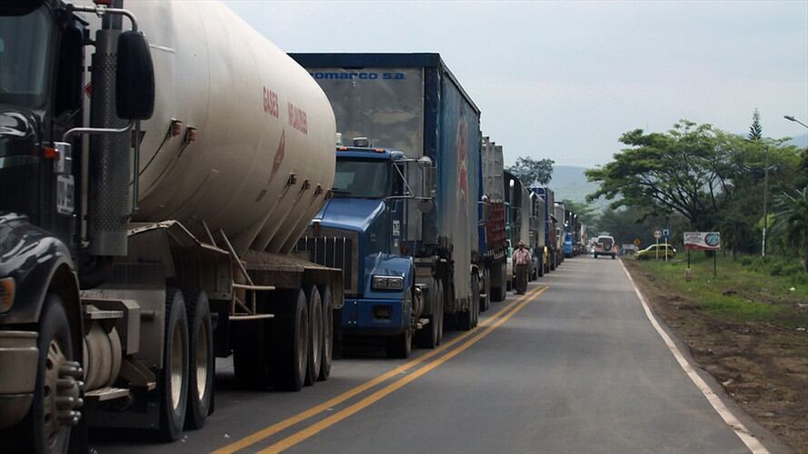 Obras en Autopista Pamplona – Cúcuta / Imagen de referencia. Foto: Colprensa