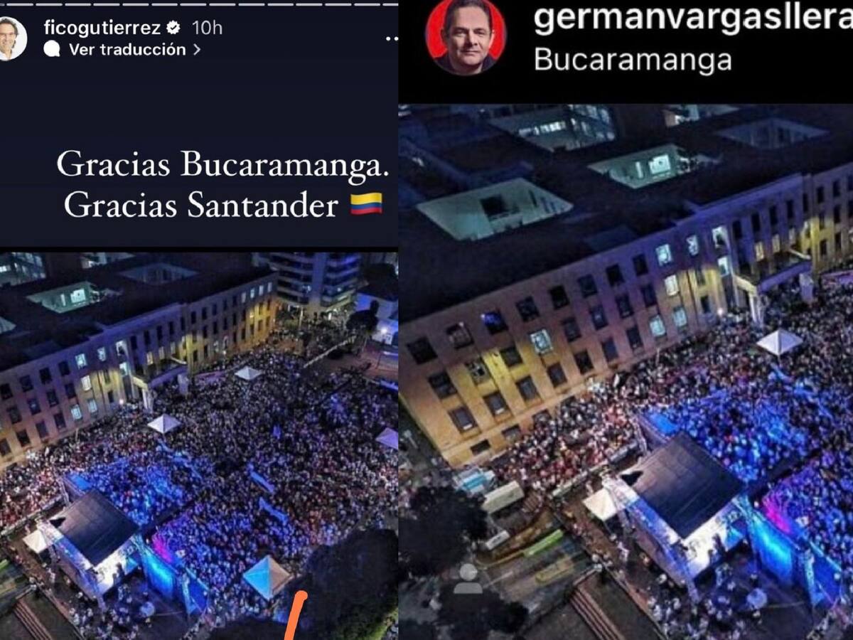 “Mentiroso redomado”: Rodolfo Hernández a Fico Gutiérrez por la que sería la misma foto de Vargas Lleras en Bucaramanga